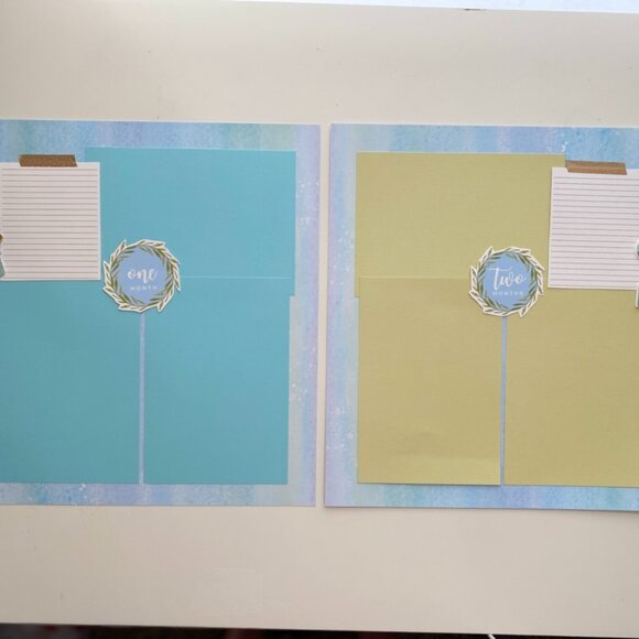 12x12 Baby Boy Premade Scrapbook, Baby Shower Gift, Gift for New Mom - Picture 7 of 14